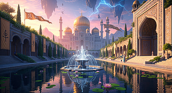 Palace, Fountain HD wallpaper