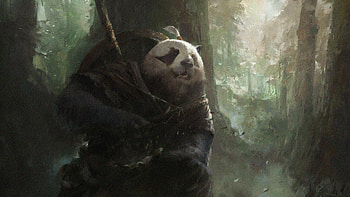 Panda Soldier , panda, soldier, artist, artwork, digital-art, artstation HD wallpaper