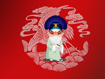 Background, Patterns, Vector, Bandage, Costume, Peking Opera, Beijing Opera HD wallpaper