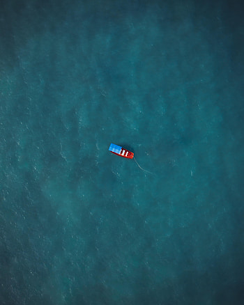 Water, Waves, View From Above, Miscellanea, Miscellaneous, Boat HD phone wallpaper