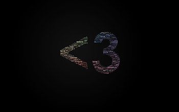Love, Words, Dark, Texture, Minimalism, Heart HD wallpaper