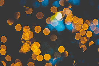 Bokeh, circles, glare HD wallpaper