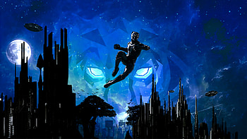 Black Panther Marvel Cinematic Universe Artwork, black-panther, marvel, artwork, superheroes HD wallpaper