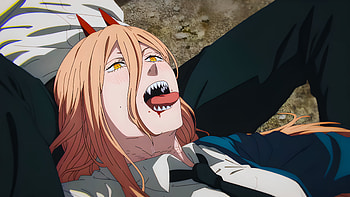 Chainsaw Man - Power Laying Down Tongue Out, Chainsaw Man, Power (Chainsaw Man), Funny, Anime, Tongue, Funny Anime HD wallpaper