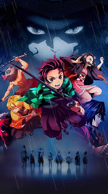 Demon Slayer, art, cartoon HD phone wallpaper