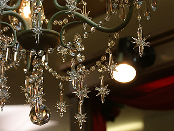 Shine, Light, Miscellanea, Miscellaneous, Beautiful, Glass, Chandelier HD wallpaper
