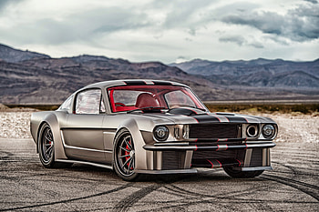 Muscle car, front, ford mustang HD wallpaper