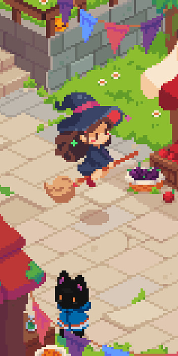 Pixel Art Happy Little Town, artistic, pixel art HD phone wallpaper