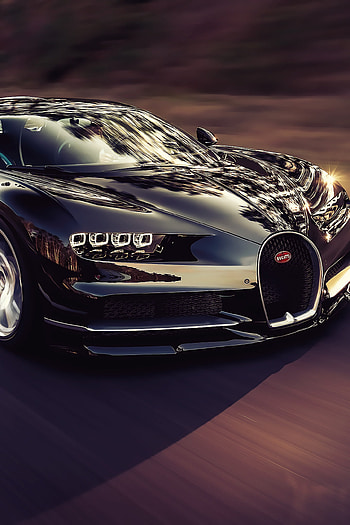 Luxury car Bugatti Chiron, Road trip adventure, Samsung Galaxy S8 , Captivating beauty HD phone wallpaper