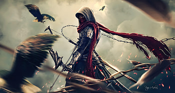 The Eagle Archer , archer, artist, artwork, digital-art, deviantart HD wallpaper
