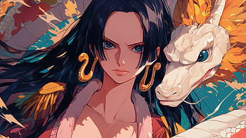 of Boa Hancock from One Piece, Anime, One Piece, Boa Hancock HD wallpaper