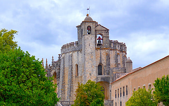 Convent de Christo, convent, portugal, knights templar, historical, stronghold, tomar, unesco, castle, fortress HD wallpaper