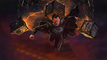 Black Superman Justice League 2020, superman, justice-league, superheroes, artwork, artist, artstation HD wallpaper