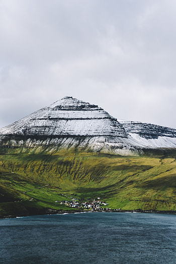 Nature, Building, Mountain, Shore, Bank, Slope, Valley HD phone wallpaper