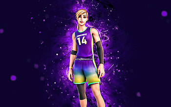 Rain Maker, , violet neon lights, Fortnite Battle Royale, Fortnite characters, Rain Maker Skin, Fortnite, Rain Maker Fortnite HD wallpaper
