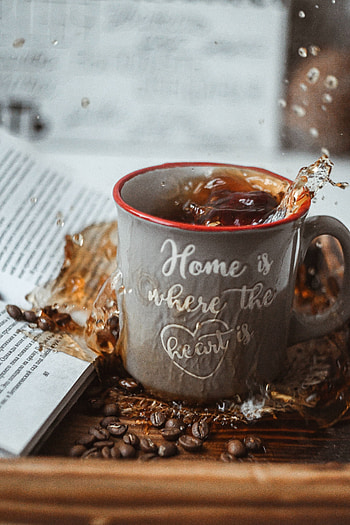 Coffee, Miscellanea, Miscellaneous, Wet, Cup, Spray, Drink, Beverage, Mug HD phone wallpaper