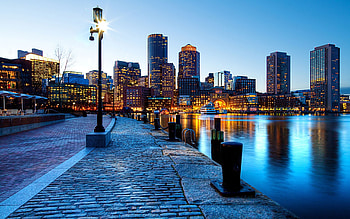 Boston Skyline, Travels, Boston Streets, Massachusetts HD wallpaper