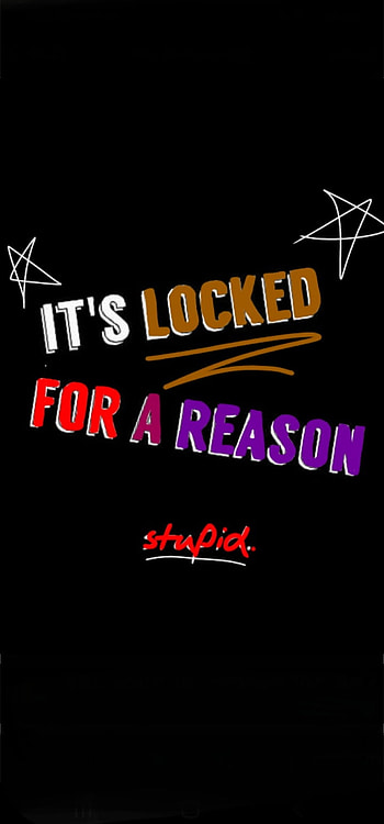 its locked, magenta, neon HD phone wallpaper