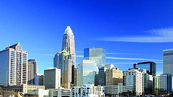 Charlotte Skyline, Addison Group, Travels HD wallpaper