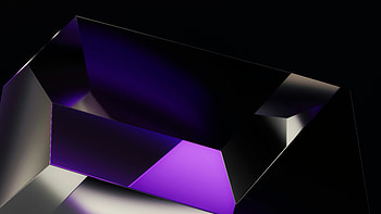 Shiny Purple Object , abstract, dark, artist, artwork, digital-art HD wallpaper