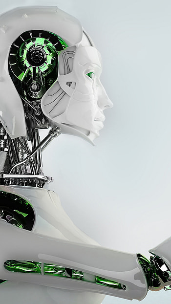 Robot female art, 3D art, Android personal, Hi tech HD phone wallpaper