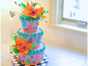 Welcome spring cake, colors, flowers, spring, cake HD wallpaper