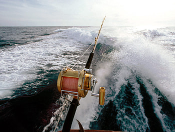 Sports, Sea, Waves, Boat, Rod, Cutter, Fishing, Fishing Rod HD wallpaper