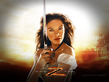 Catherine_Zeta-Jones_in_The_Legend_of_Zorro_, sexy, zorro, actresses, movie HD wallpaper