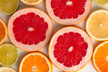 Fruits, Food, Lemon, Citrus, Lobules, Slices, Grapefruit HD wallpaper