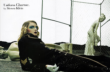 Uniform Charme 01, lily donaldson, fashion, steven klein, vogue italia, vogue, editorial HD wallpaper