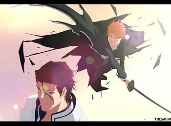 combat final, last, ichigo, battle, aizen HD wallpaper