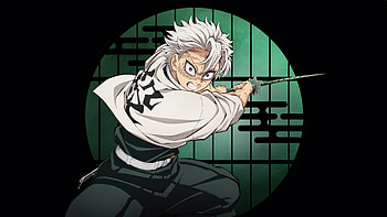 Kimetsu no Yaiba - Sanemi's Fierce Wind, Demon Slayer: Kimetsu no Yaiba, Sanemi Shinazugawa HD wallpaper