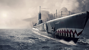 Transport, Landscape, Ships, Sea, Weapon HD wallpaper