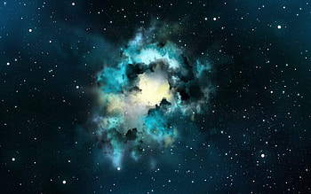 Landscape, Universe, Stars HD wallpaper