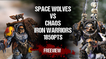 Warhammer 40,000 Battle Report: Space Wolves vs Chaos Iron Warriors 1850pts - YouTube HD wallpaper
