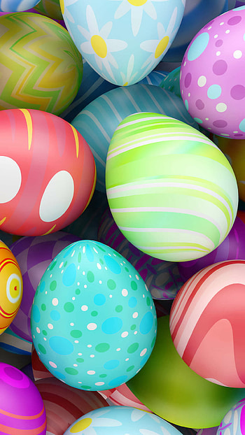 Easter eggs close-up, Captivating details, Intricate designs, Incredible craftsmanship HD phone wallpaper