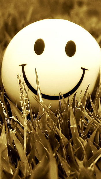 Smile Wale, Grass Background HD phone wallpaper