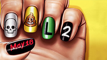 Deadpool 2 Funny Nail Arts Poster, deadpool-2, deadpool, movies, 2018-movies, poster HD wallpaper