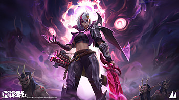 Benedetta Death Oath Skin, video game, Mobile Legends: Bang Bang HD wallpaper