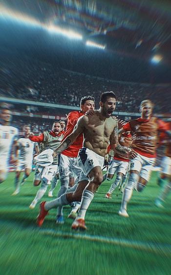 Srbija, Mitrović, soccer, fan HD phone wallpaper