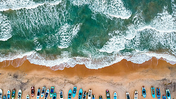 Indian Ocean, Sri Lanka HD wallpaper