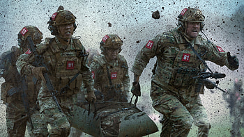 War Machine (2026) — : Battlefield Extraction, War Machine (2026) HD wallpaper