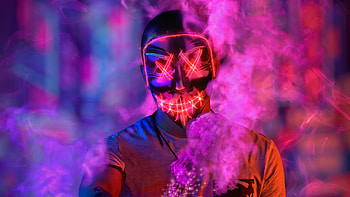 Anonymus Mask Smoke, anonymus, mask, smoke, artist, artwork, digital-art HD wallpaper