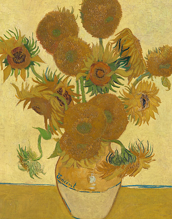 Vincent van Gogh, Sunflowers painting, National Gallery, London HD phone wallpaper
