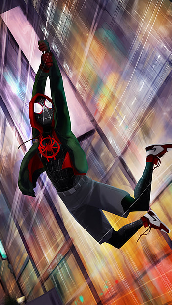 miles morales, Miles Morales, movie, Spider-Man: Into The Spider-Verse HD phone wallpaper