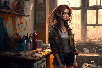 Crumbling World, artist, artwork, digital-art, deviantart HD wallpaper