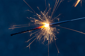 Holidays, Sparks, Holiday, Sparkler HD wallpaper