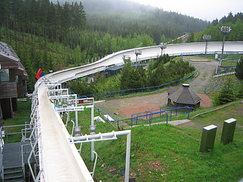 Altenberg track, Bobsleigh HD wallpaper