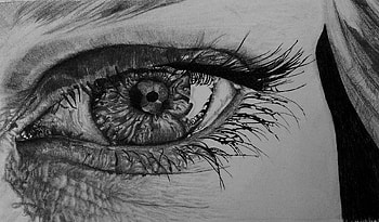 Drawing, Artistic, Eye, Pencil HD wallpaper