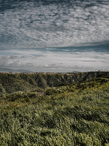 Nature, Grass, Sky, Slope, Hill HD phone wallpaper